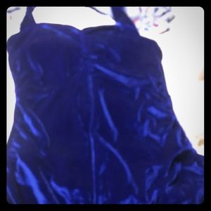 Chinese made velvet like swimsuit.